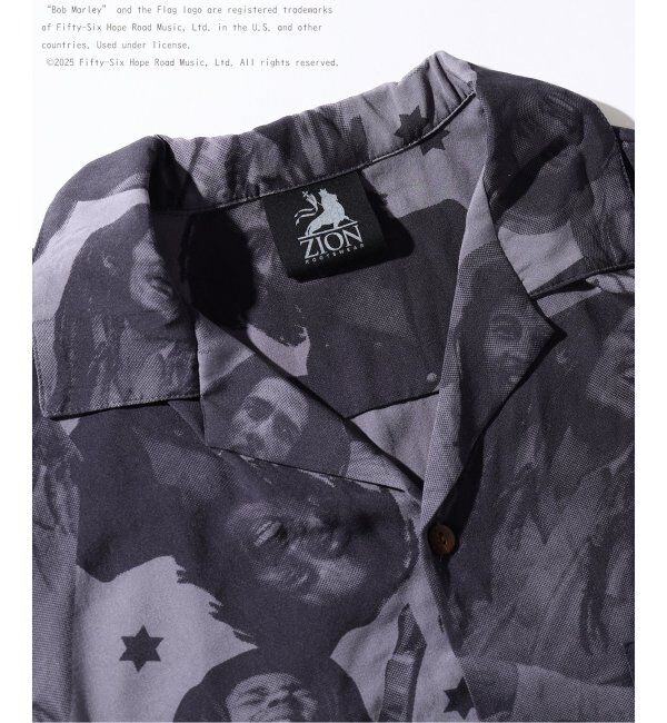 JOURNAL STANDARD relume「BOB MARLEY / ボブマーリー 別注 ヤーンダイ オープンカラーシャツ」|シャツ・ブラウス|