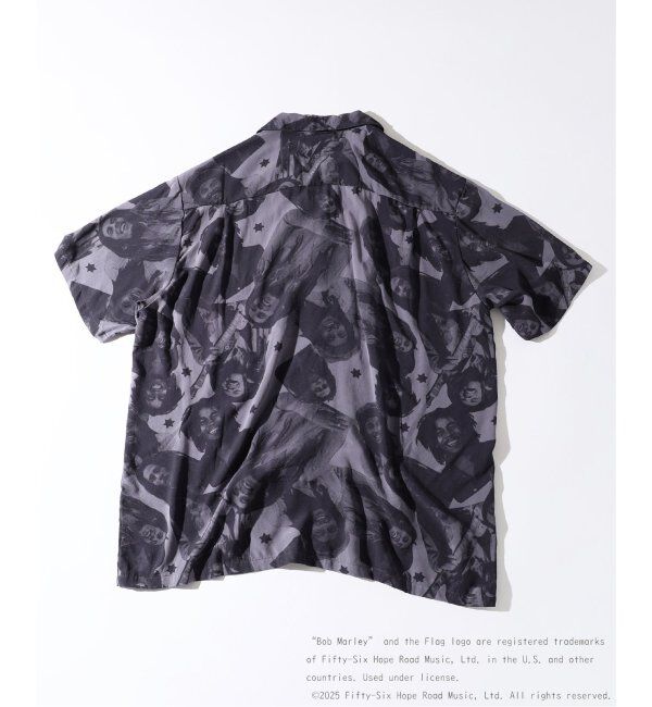 JOURNAL STANDARD relume「BOB MARLEY / ボブマーリー 別注 ヤーンダイ オープンカラーシャツ」|シャツ・ブラウス|