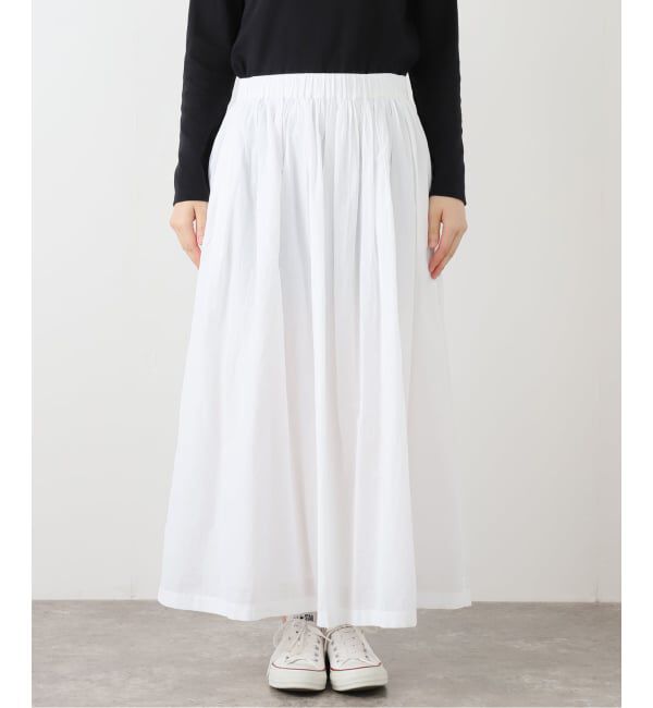 journal standard luxe「【SOIL】 COTTON CAMBRIC GATHERED SKIRT」|スカート|