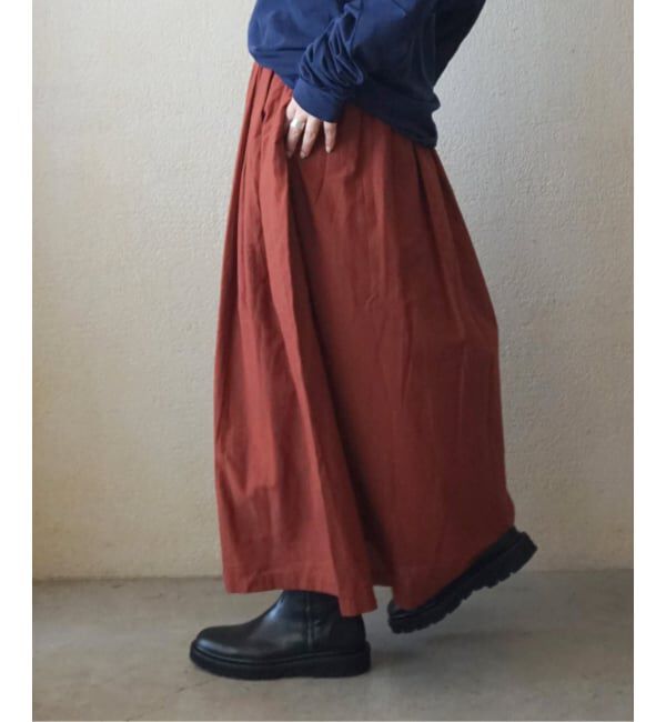 journal standard luxe「【SOIL】 COTTON CAMBRIC GATHERED SKIRT」|スカート|