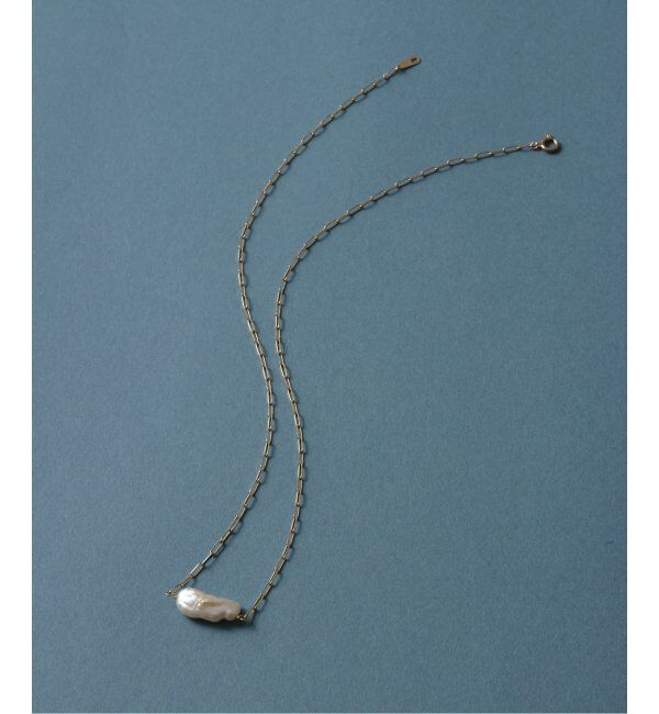 Lilas by Spick&Span「ビワパールチェーンネックレス K10」|ネックレス|