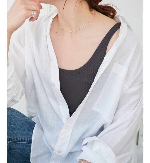 Spick and Span「カップ付きキャミソール 2」|キャミソール|グレー