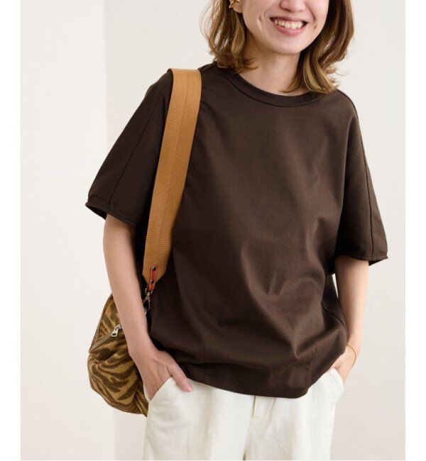 FRAMeWORK「≪追加≫スムースコクーンプルオーバー 3」|Tシャツ・カットソー|ブラウン