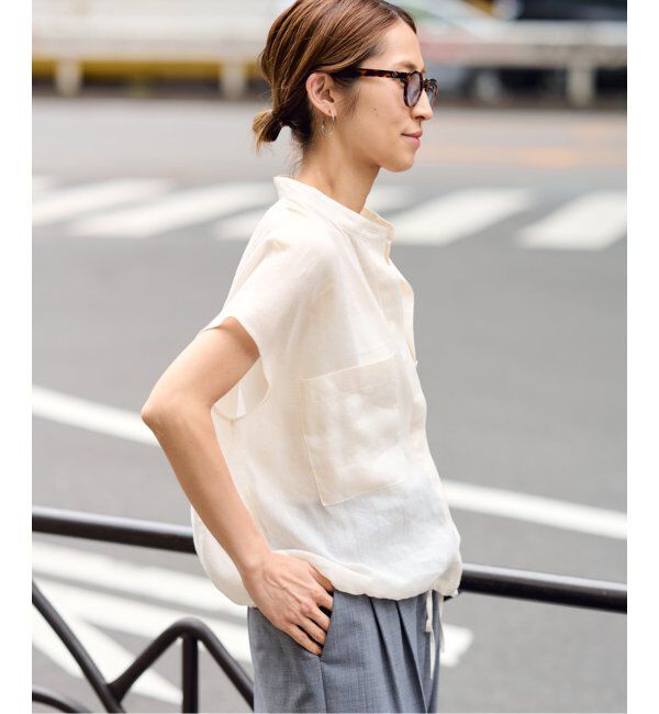 FRAMeWORK「≪追加≫キャップスリーブドロストシャツ」|シャツ・ブラウス|