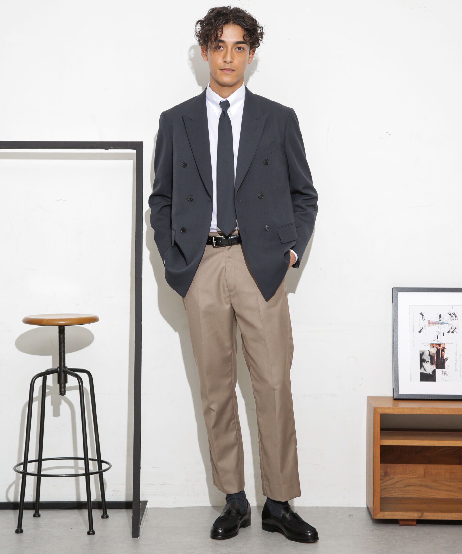 nano･universe「｢ESSENTIAL LINE THE TAYLOR｣TWソリッドネクタイ」|ネクタイ・蝶ネクタイ|