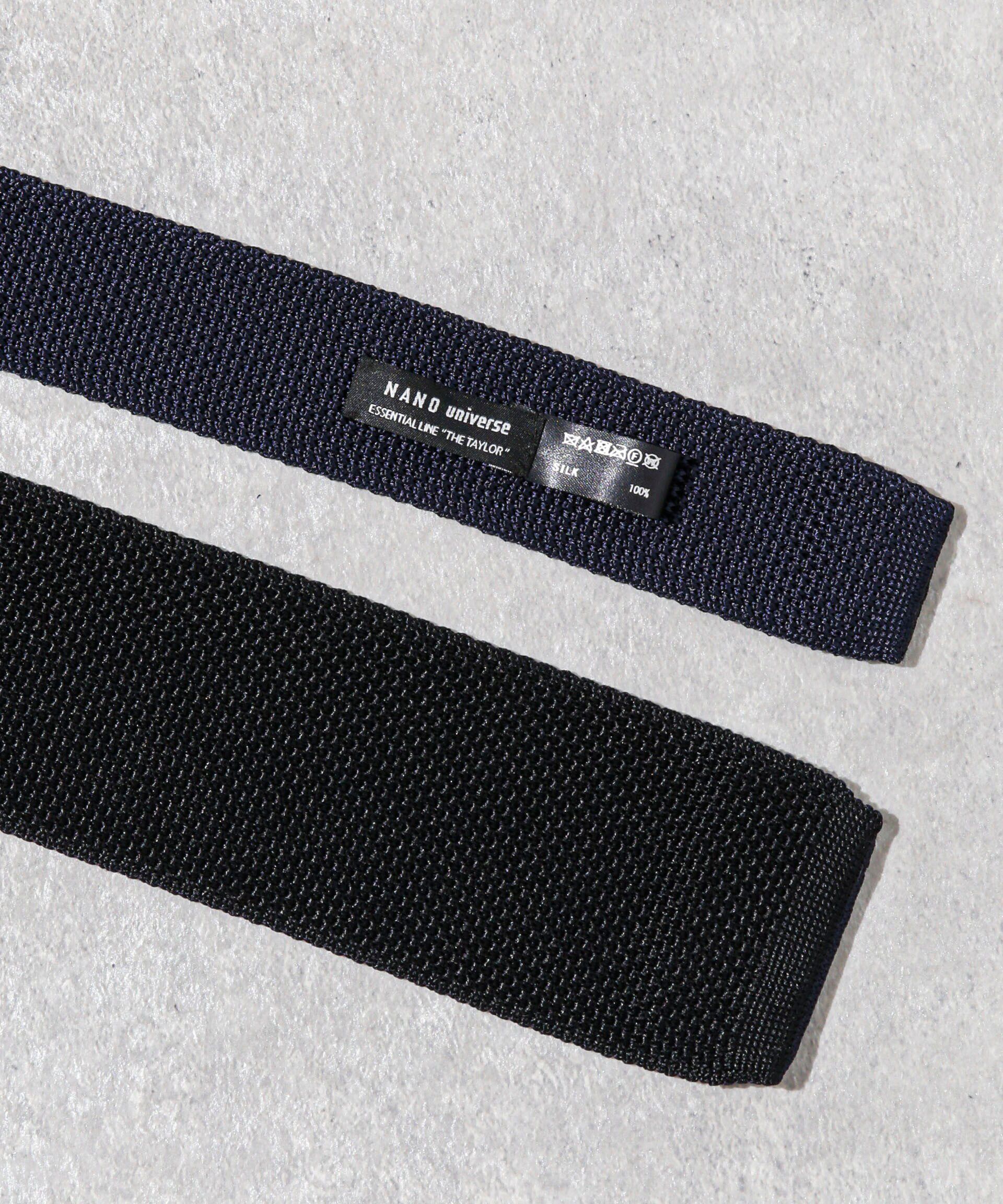 NANO universe「「ESSENTIAL LINE」クレリックニットネクタイ」|ネクタイ・蝶ネクタイ|