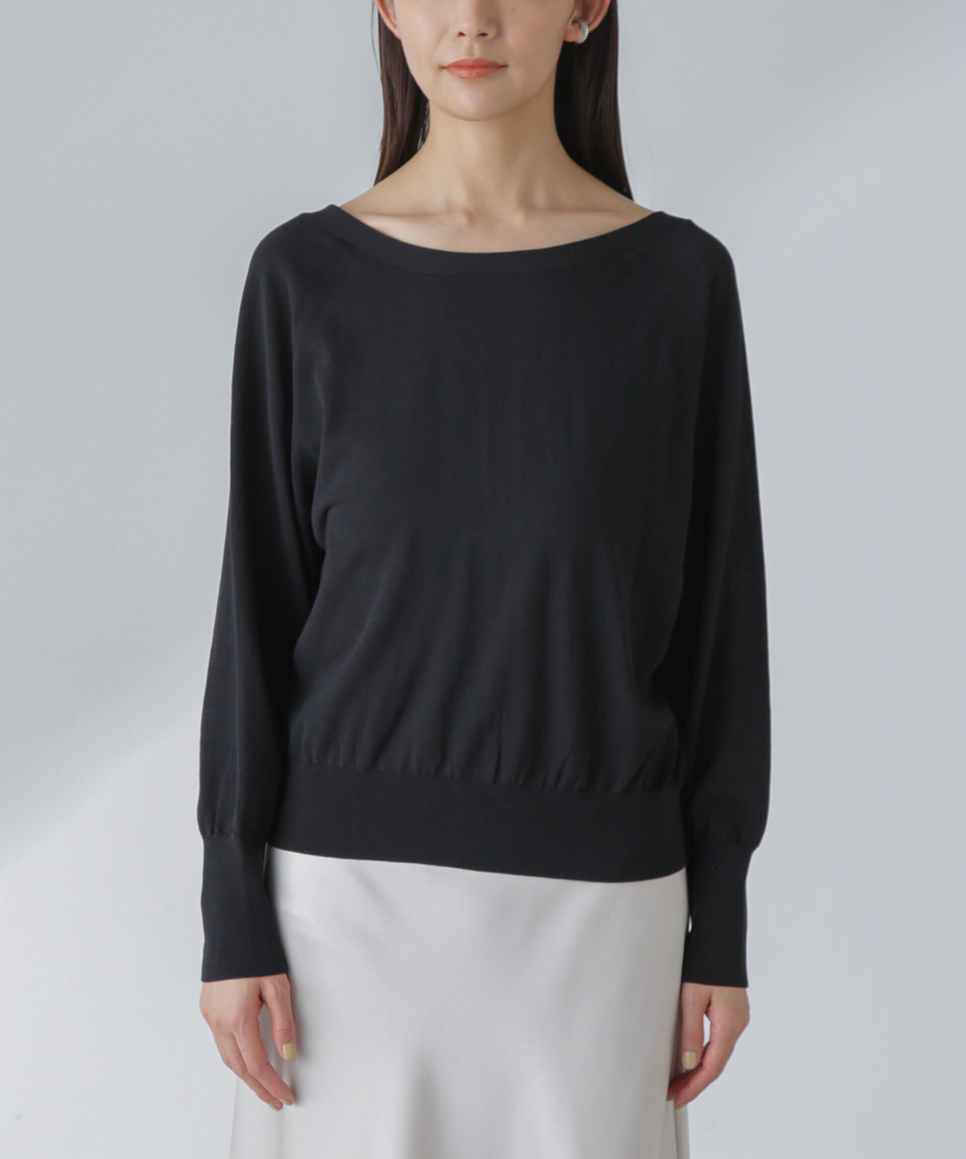 nano･universe「TEKNICO GIZA前後2wayカーディガン」|ニット・セーター|