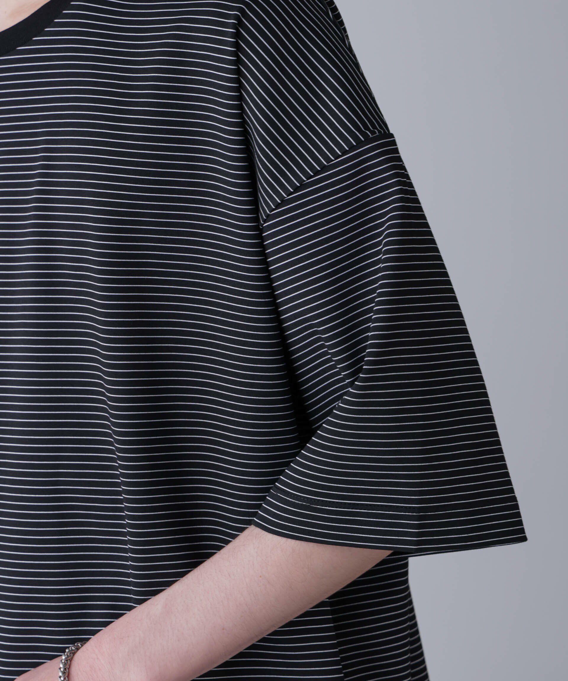 nano･universe「ビッグシルエットボーダーTシャツ 半袖」|Tシャツ・カットソー|