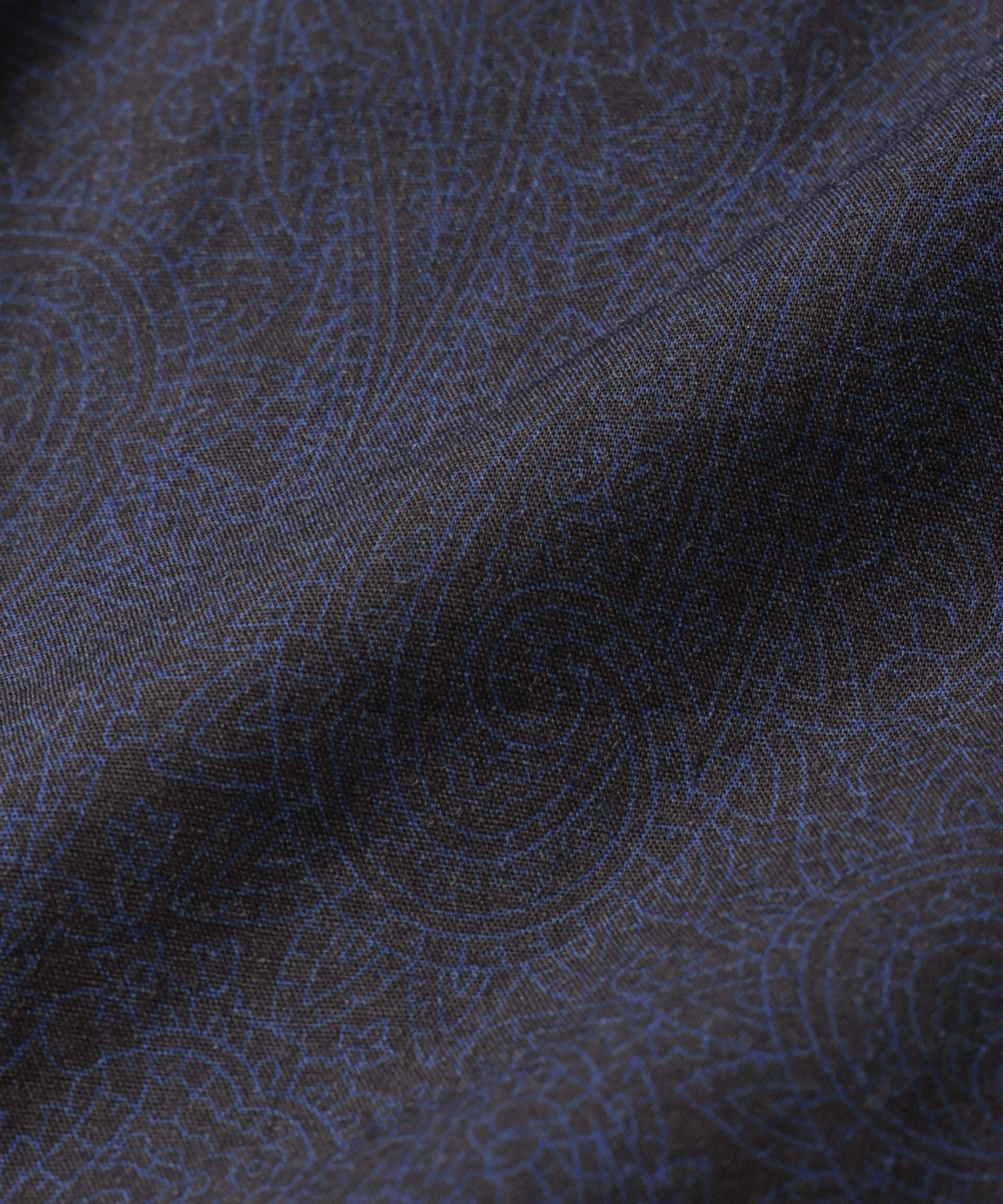 nano･universe「ペイズリーリラックスシャツ 半袖」|シャツ・ブラウス|