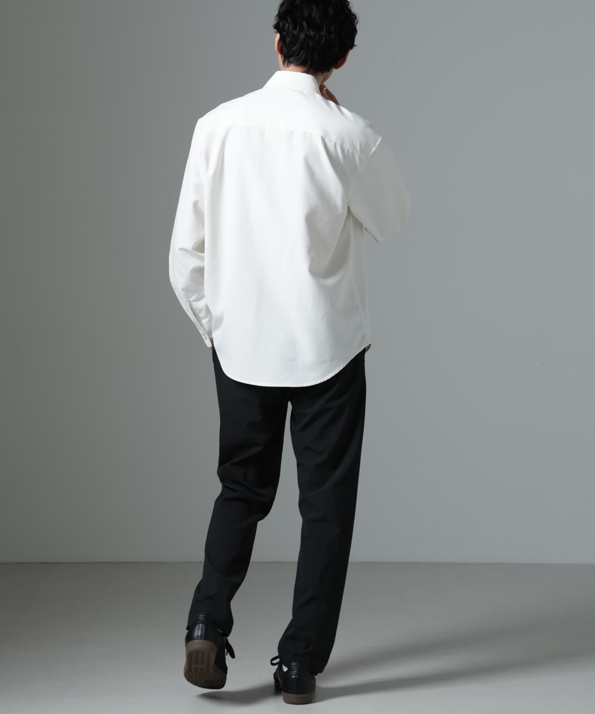 nano･universe「AMATA コットンタッチレギュラーカラーシャツ」|シャツ・ブラウス|