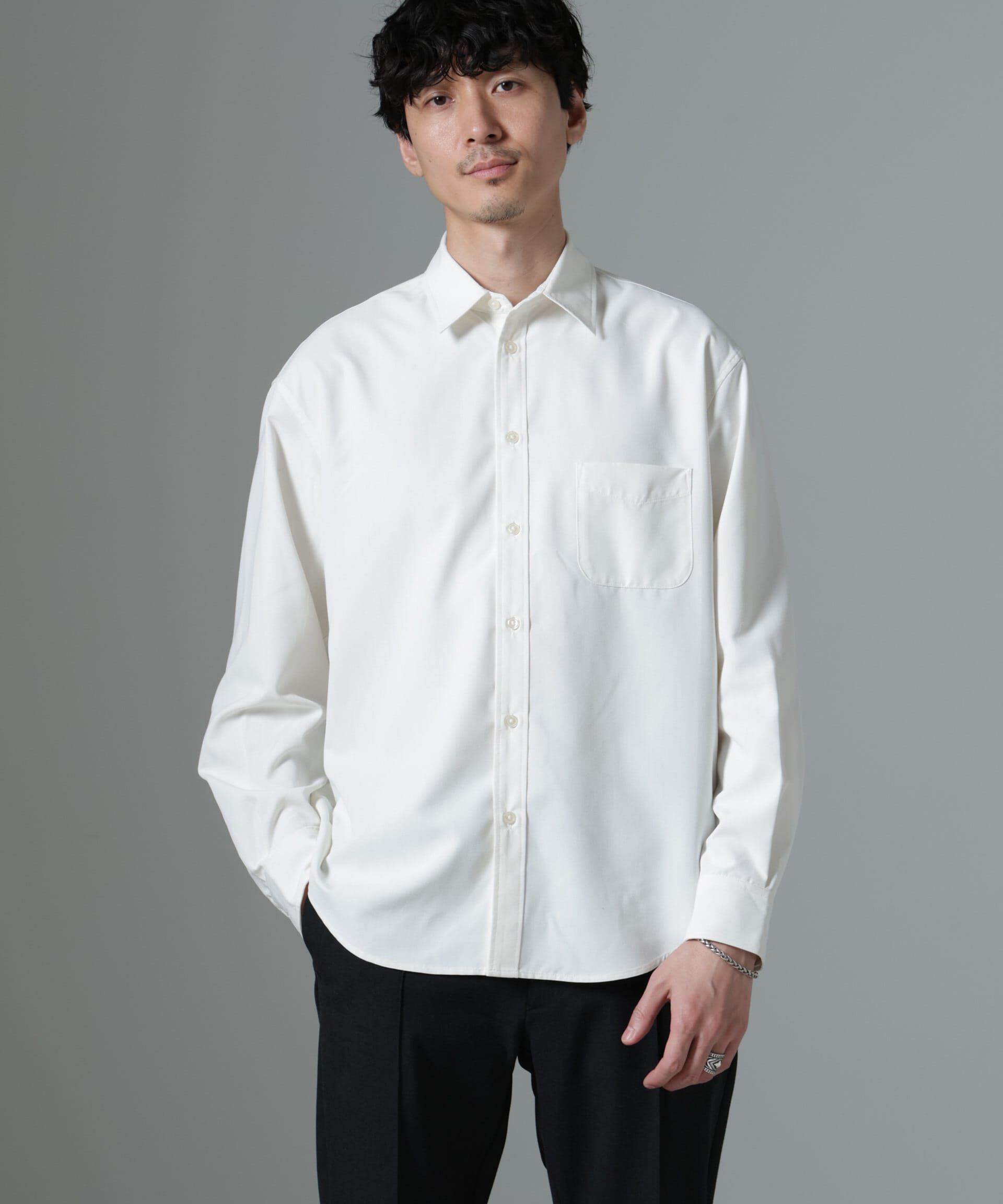 nano･universe「AMATA コットンタッチレギュラーカラーシャツ」|シャツ・ブラウス|