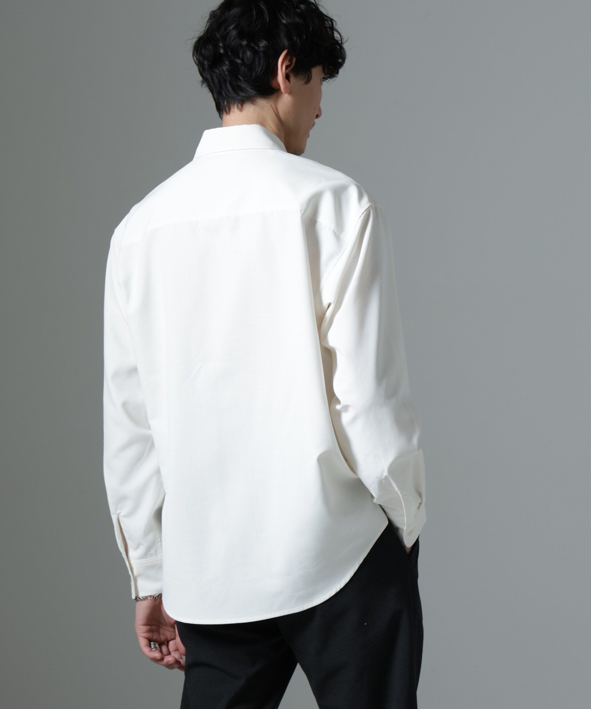 nano･universe「AMATA コットンタッチレギュラーカラーシャツ」|シャツ・ブラウス|