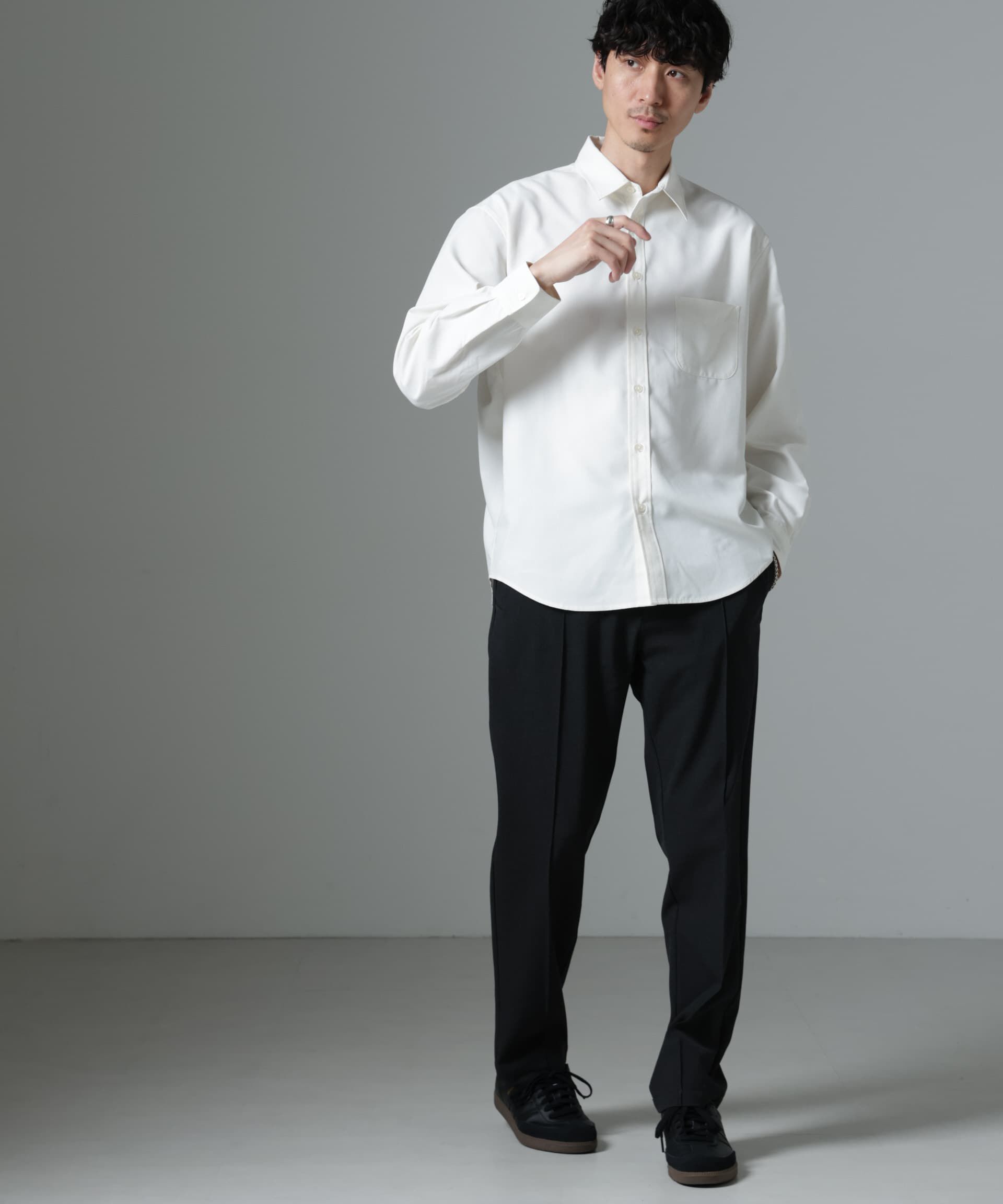 nano･universe「AMATA コットンタッチレギュラーカラーシャツ」|シャツ・ブラウス|