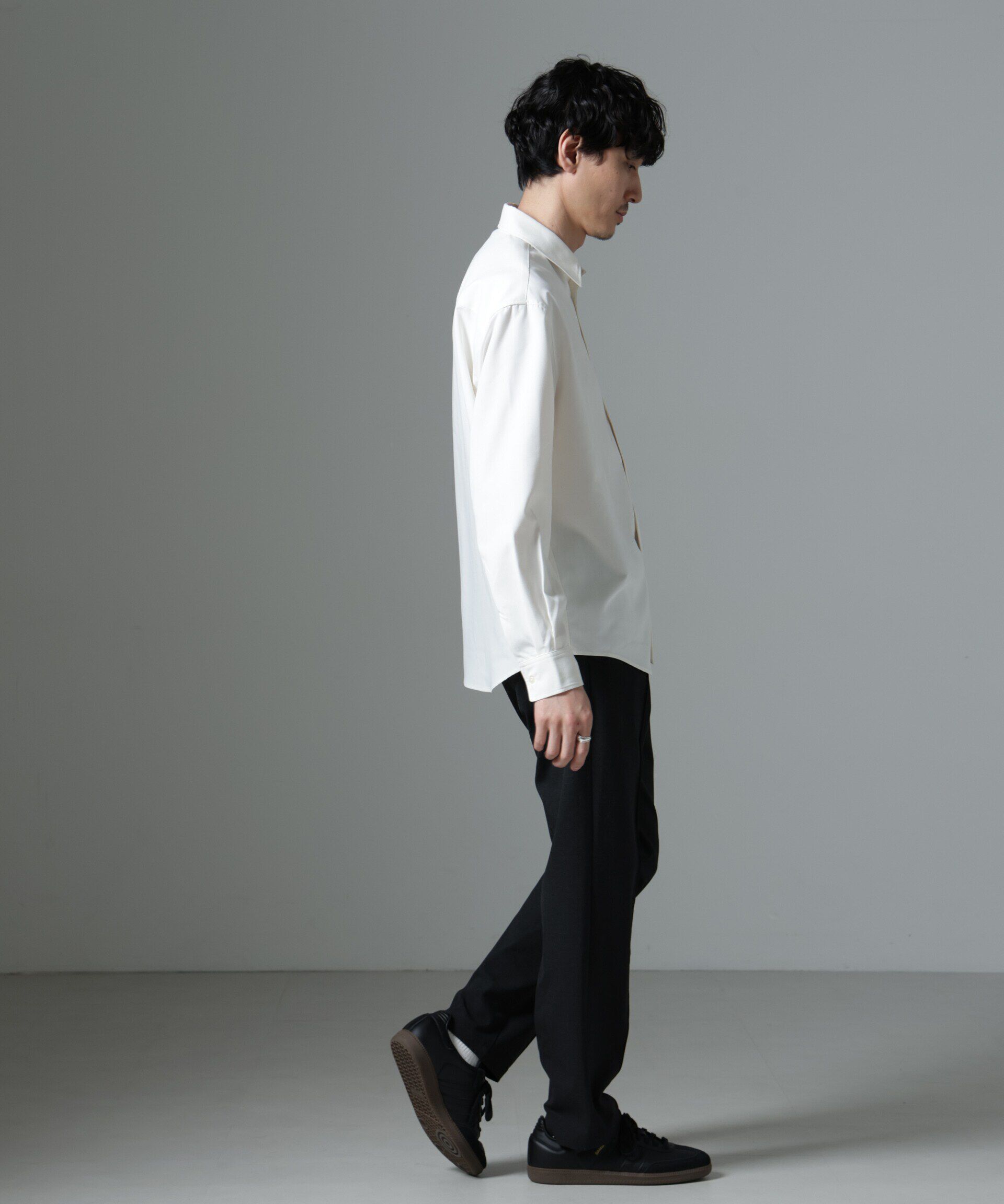 nano･universe「AMATA コットンタッチレギュラーカラーシャツ」|シャツ・ブラウス|