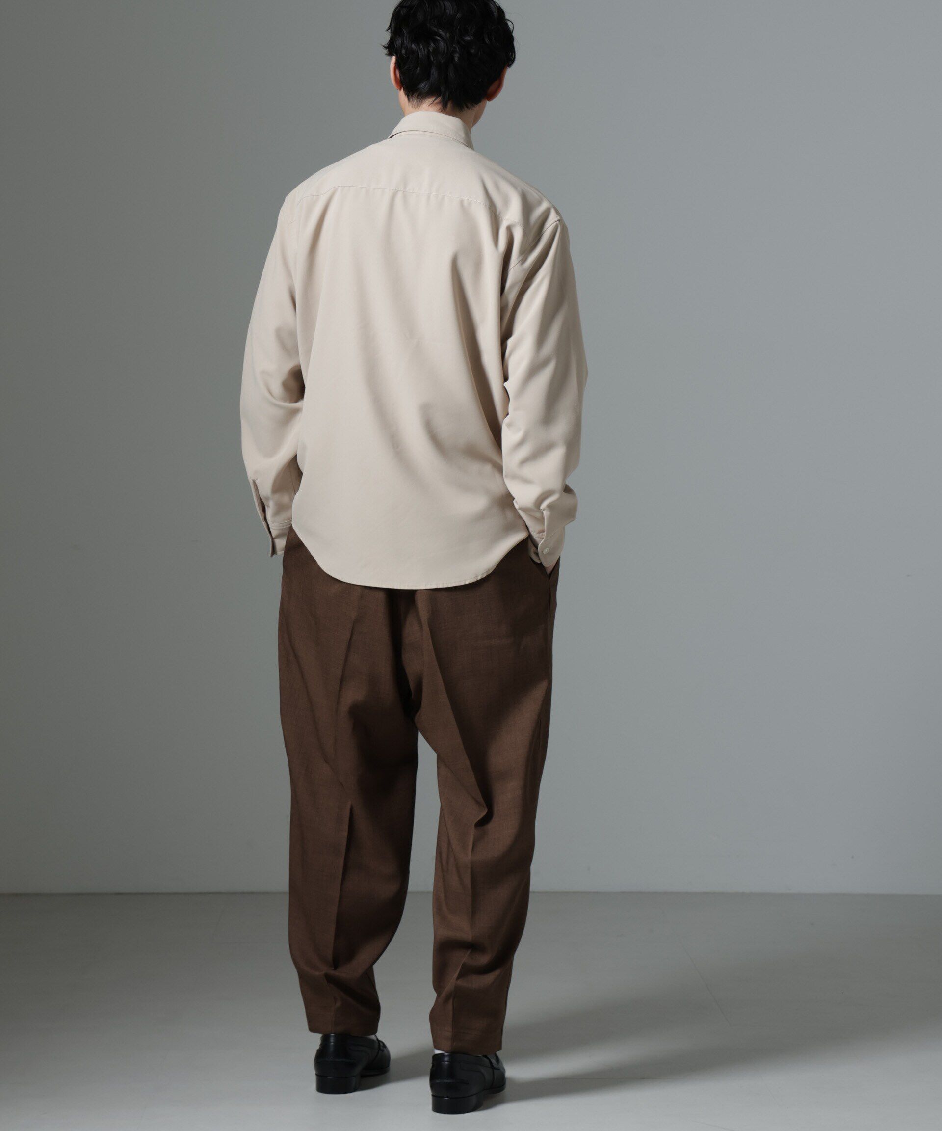 nano･universe「AMATA コットンタッチレギュラーカラーシャツ」|シャツ・ブラウス|