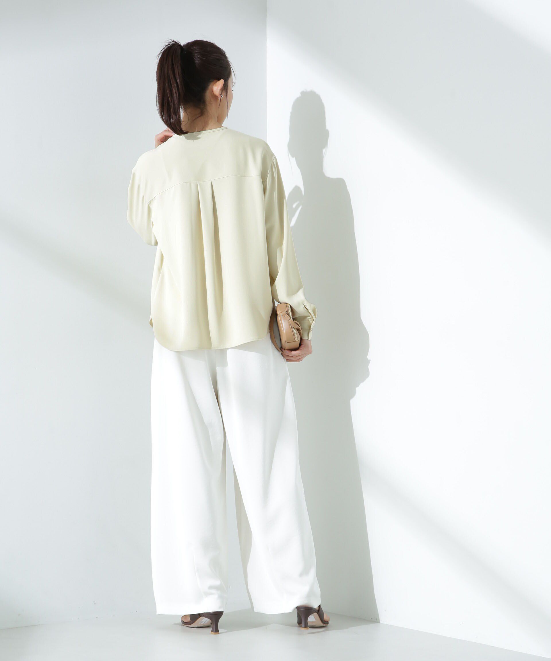 nano･universe「Ｗポケットブラウス」|シャツ・ブラウス|