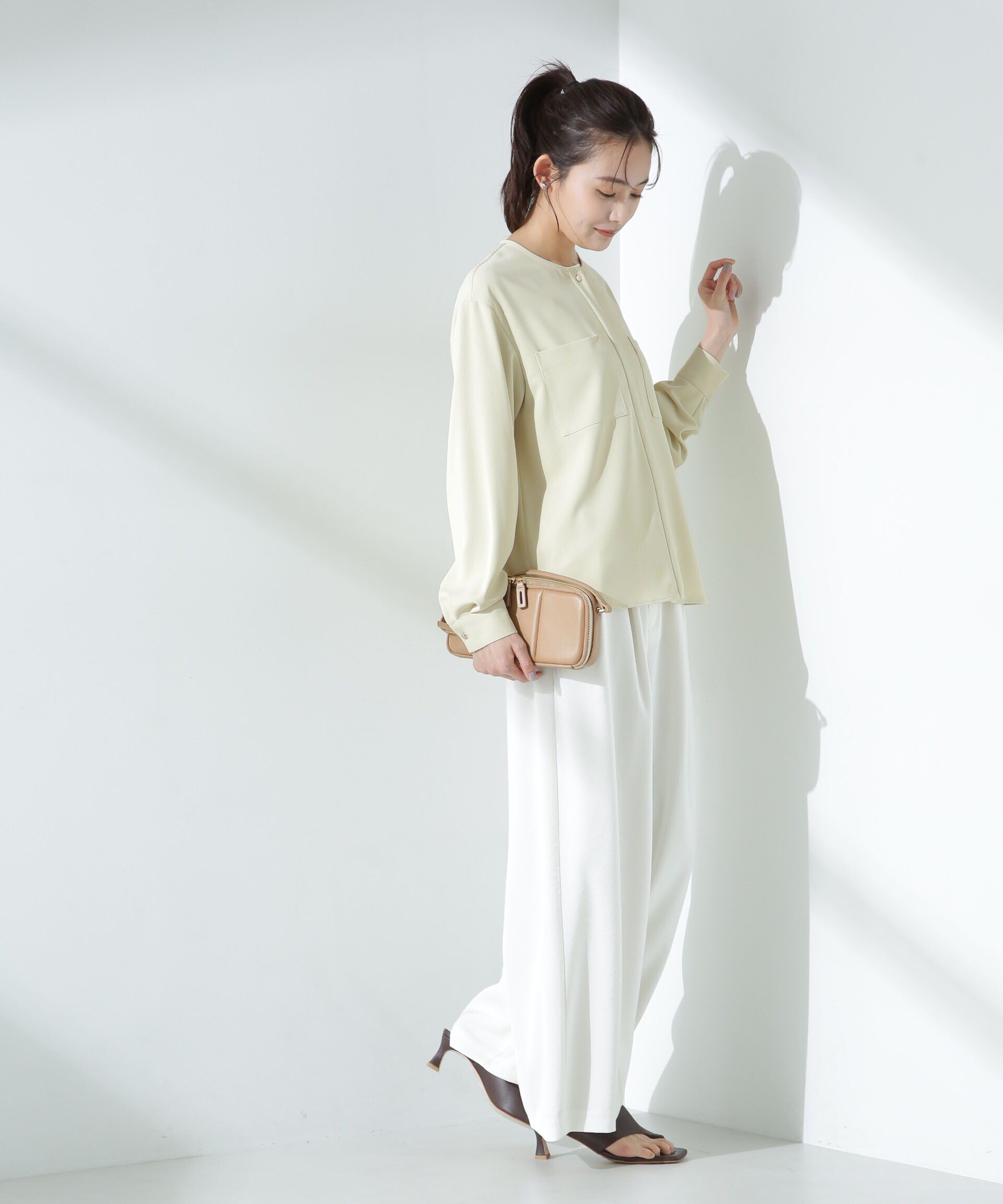 nano･universe「Ｗポケットブラウス」|シャツ・ブラウス|