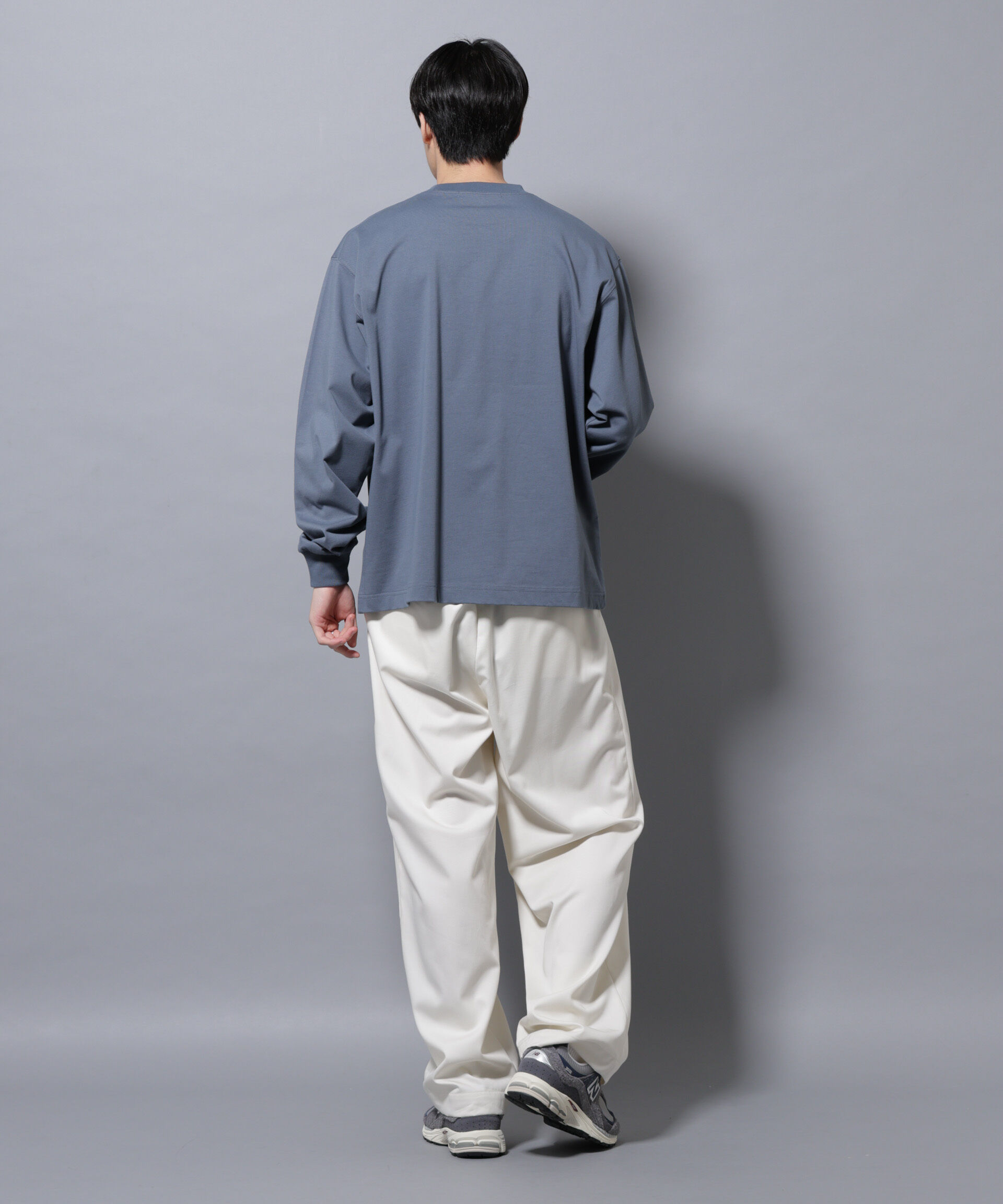 nano･universe「ビックシルエットワンポイントTシャツ 長袖」|Tシャツ・カットソー|