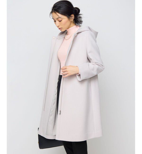 組曲「【WEB限定】ウールモッサ フーデットロングコート」|ミリタリー・モッズコート|