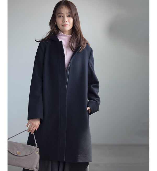 組曲「【WEB限定】ウールモッサ フーデットロングコート」|ミリタリー・モッズコート|