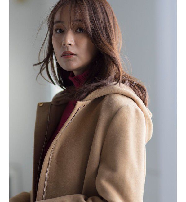 組曲「【WEB限定】ウールモッサ フーデットロングコート」|ミリタリー・モッズコート|