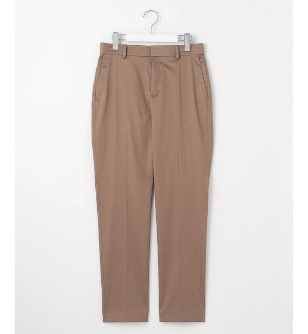 自由区「【接触冷感・洗える】コットンサテンストレッチテーパード パンツ」|その他|