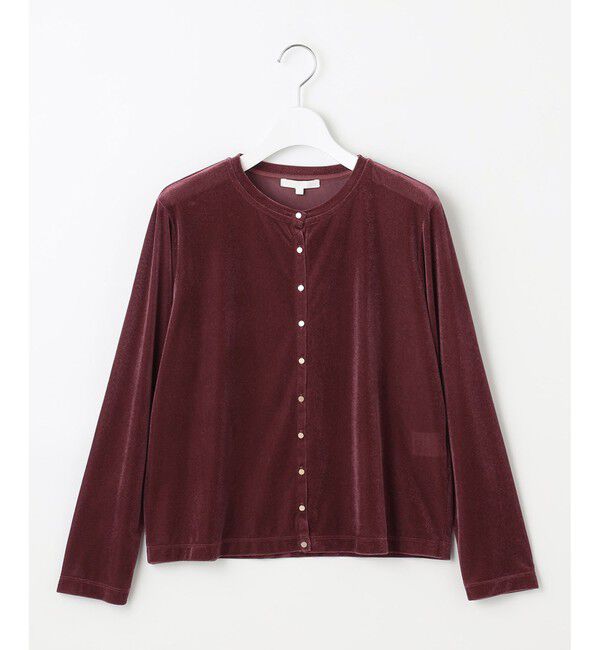 自由区「シアーベロア カーディガン」|カーディガン|