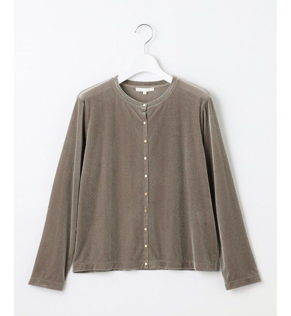 自由区「シアーベロア カーディガン」|カーディガン|