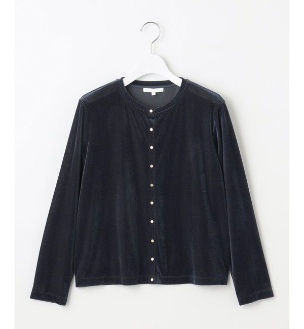 自由区「シアーベロア カーディガン」|カーディガン|
