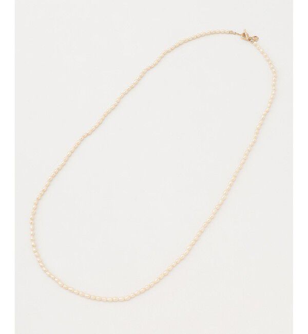 23区「ロングパール ネックレス」|ネックレス|ホワイト系