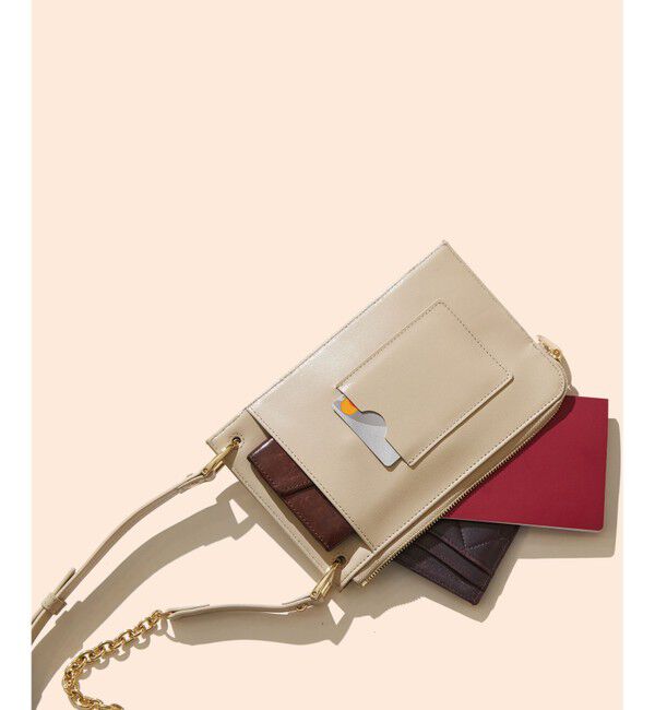 23区「レザー モバイル ポーチ」|ショルダー・メッセンジャー|