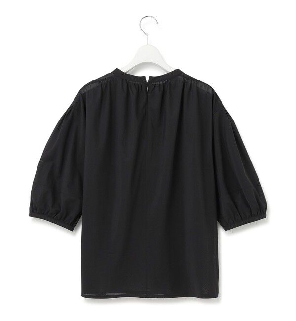 23区「【新色追加/洗える】クリアトリコットジャージー ギャザーデザイン カットソー」|Tシャツ・カットソー|