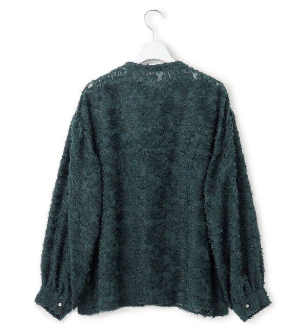 23区「【洗える】シアーカットジャカード ブラウス」|シャツ・ブラウス|