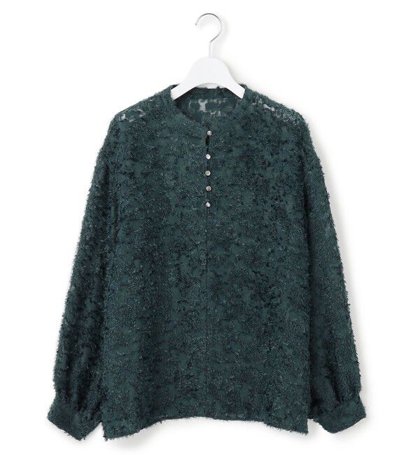 23区「【洗える】シアーカットジャカード ブラウス」|シャツ・ブラウス|