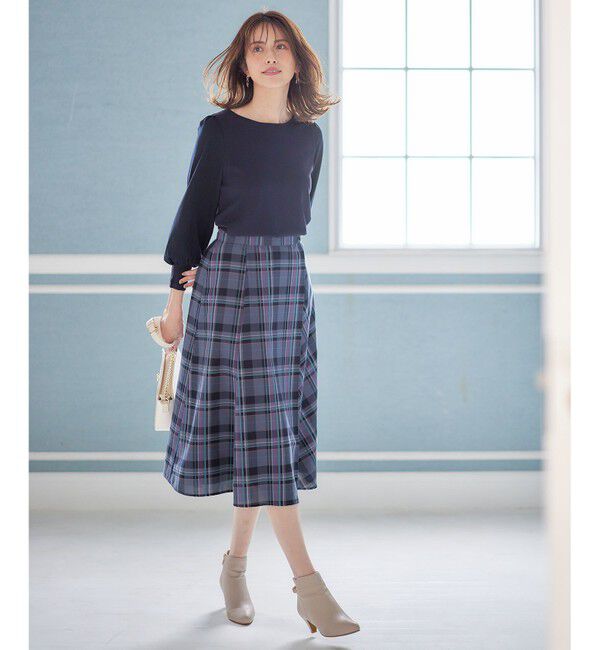 ANY SIS「【洗える】異素材コンビ ニット」|ニット・セーター|