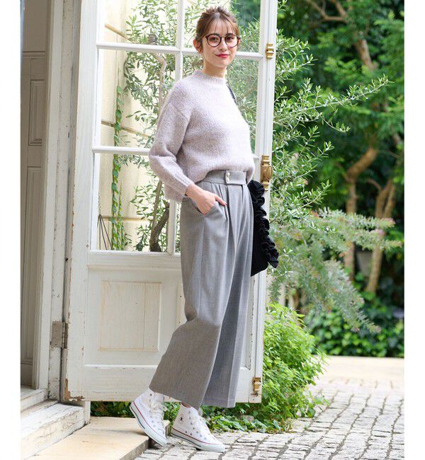 any SiS「【洗える】カルゼワイド パンツ」|その他|