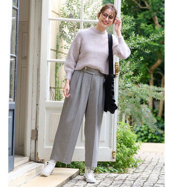 any SiS「【洗える】カルゼワイド パンツ」|その他|