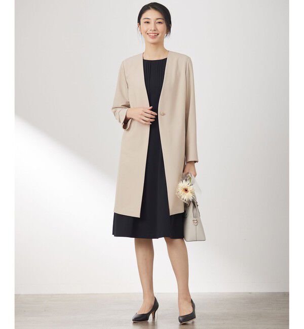 any SiS「カラーレスライト コート」|ノーカラーコート|