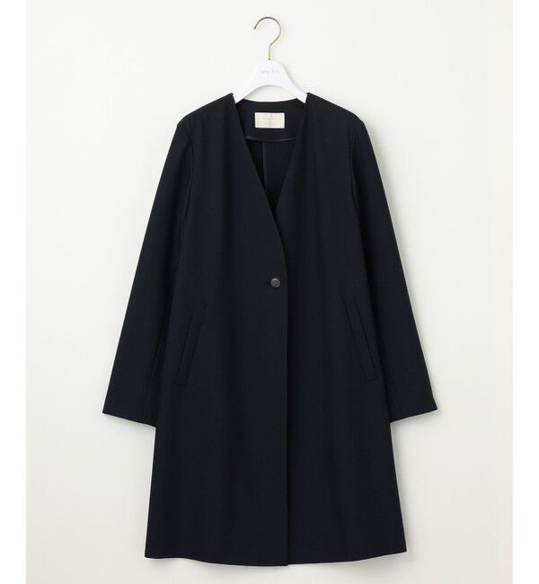 any SiS「カラーレスライト コート」|ノーカラーコート|