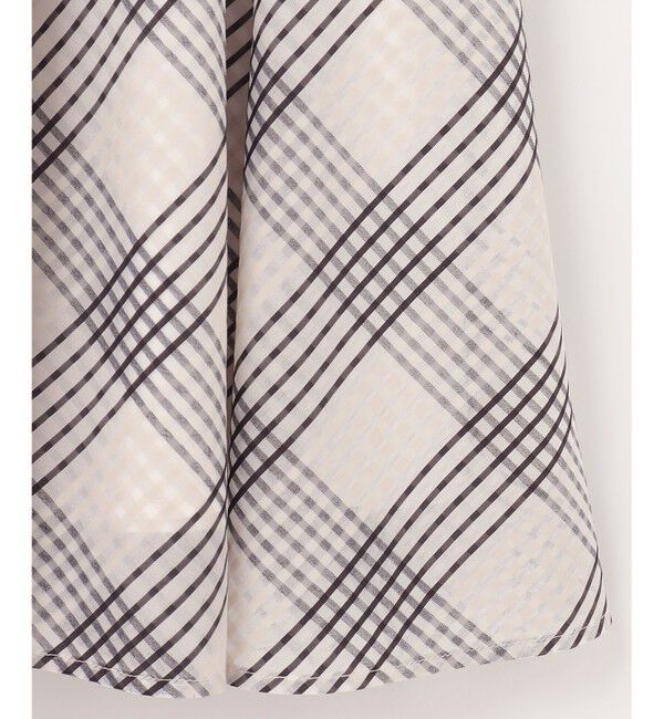 any SiS「【洗える】ツートーンシアーチェック スカート」|スカート|