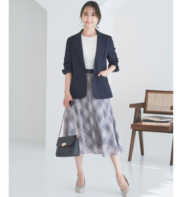 any SiS「【洗える】ツートーンシアーチェック スカート」|スカート|