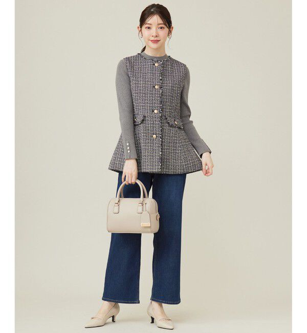 ANY SIS「【洗える】リブインナー ニット」|ニット・セーター|