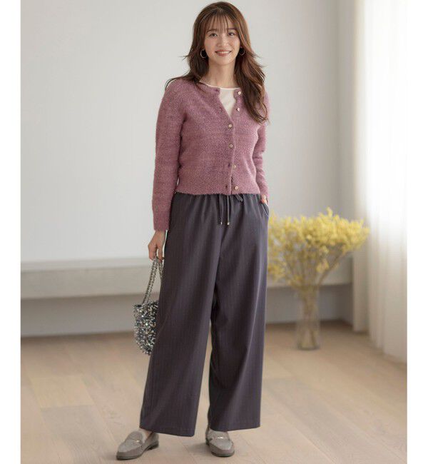 any SiS「【洗える】ラメキライージードロスト パンツ」|その他|