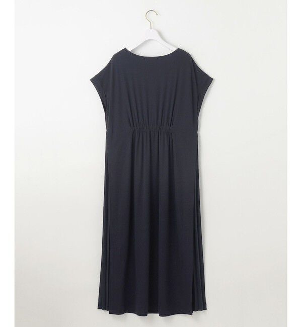 ANY SIS「【接触冷感・UVカット・洗える】ハイストレッチスムースサイドプリ－ツ ワンピース」|ワンピース|