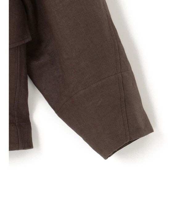 BEIGE,「【VERY 5月号掲載】CRINUM / オーバーサイズリネンジャケット」|テーラードジャケット|