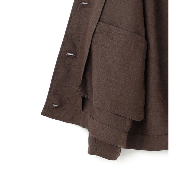 BEIGE,「【VERY 5月号掲載】CRINUM / オーバーサイズリネンジャケット」|テーラードジャケット|