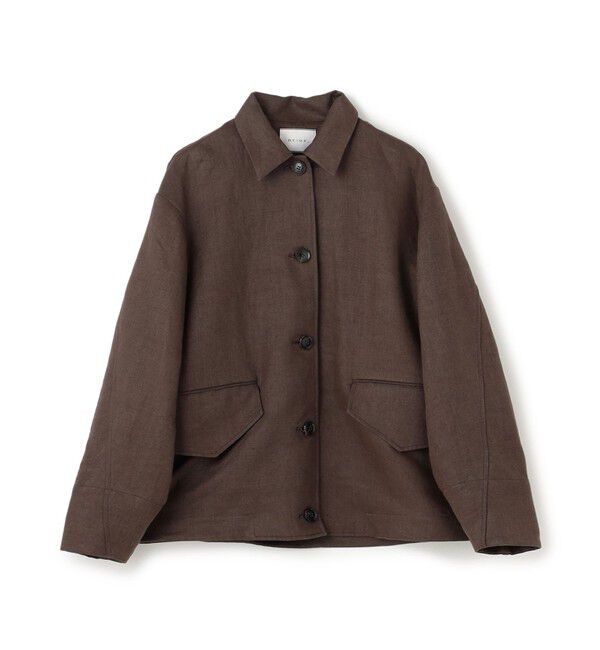 BEIGE,「【VERY 5月号掲載】CRINUM / オーバーサイズリネンジャケット」|テーラードジャケット|