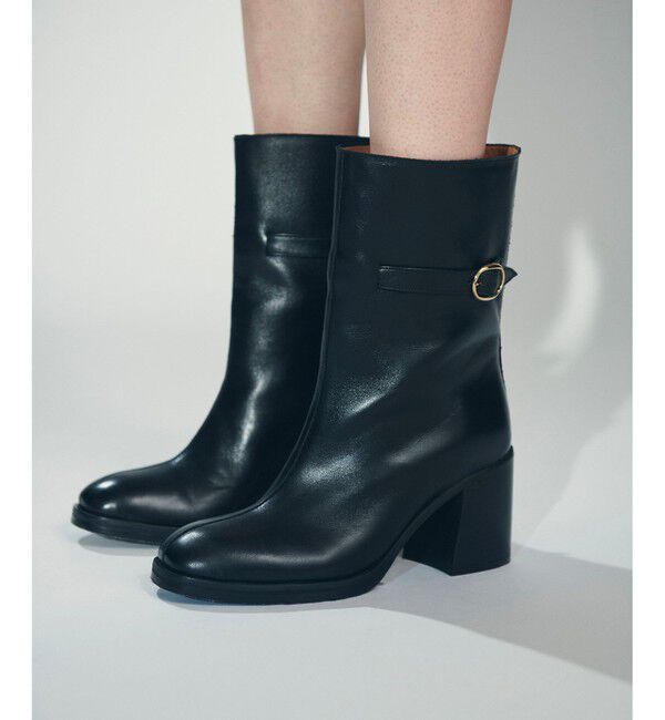 GRACE CONTINENTAL「ANGElO BERVICATO ヒールブーツ」|ショートブーツ|