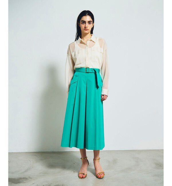 Grace Class「グログランタックフレアスカート」|スカート|