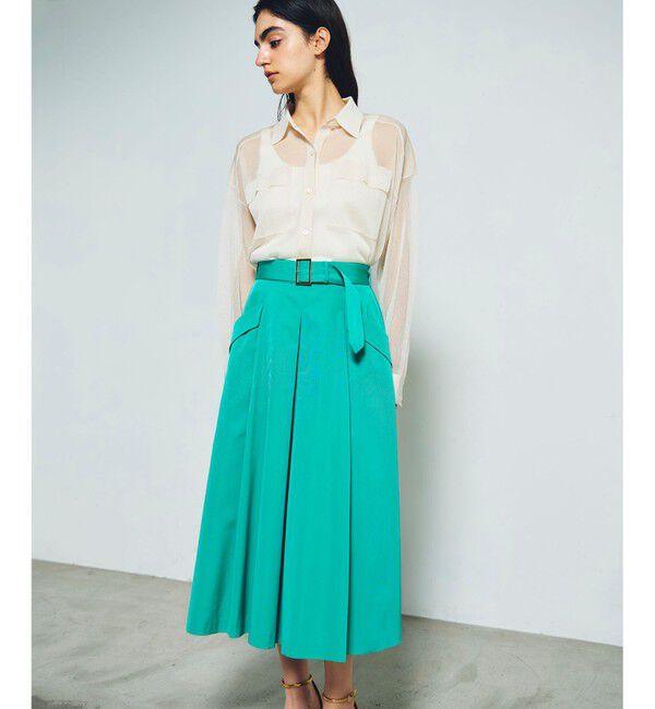 Grace Class「グログランタックフレアスカート」|スカート|